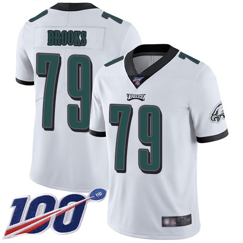 Men Philadelphia Eagles #79 Brandon Brooks White Vapor Untouchable NFL Jersey Limited Player Season->women nfl jersey->Women Jersey